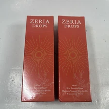 2 Month Supply NEW 60ml Zeria Sunless Tanning Skin Drops (120ml Total) Exp 12/26