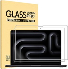 2 Pack Tempered Glass Screen Protector for 16" MacBook Pro 2026-2021