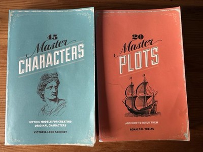 Book bundle: 45 Master Characters Victoria Schmidt and 20 Master Plots Tobias