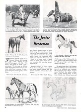 Jr. Horseman Dixie Lee Saboe Corey Smith Diane Putman Patty Svoboda Vtg Mag Exp