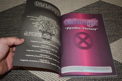 Novela gráfica Onslaught Book 6 Pyrric Victory publicada por Marvel Comics 1995 - Imagen 9 de 24