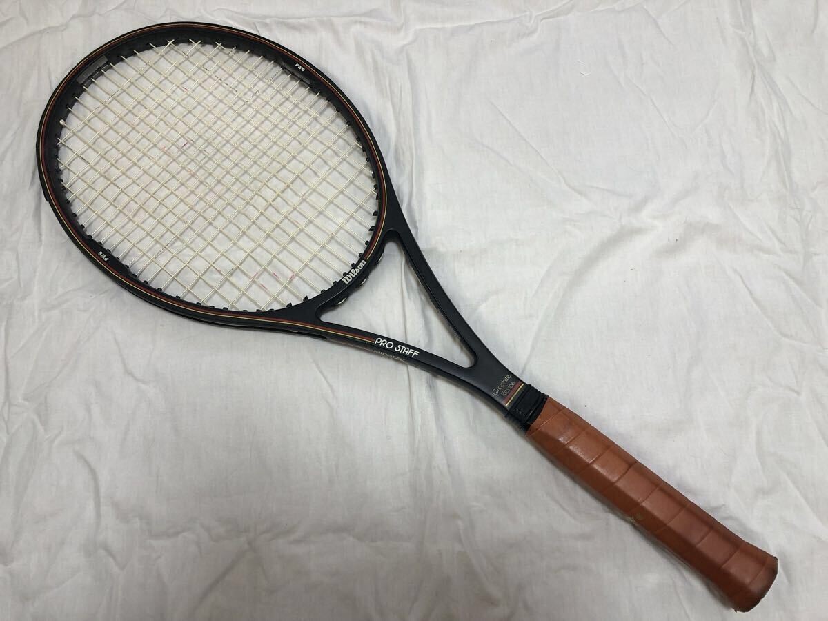 ラケット(硬式用) Willson Pro Staff Mid 85 St.Vincent Wilson Pro Staff 85 Bumperless St Vincent Tennis Racquet. 4