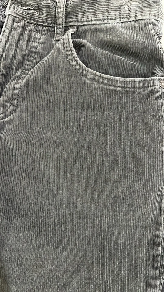 GAP Kids вельветовые брюки мальчика размер 13 уголь серый прямой ноги назад в школу - Изображение 4 из 4