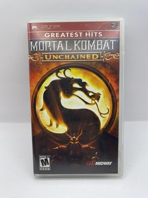 Mortal Kombat Unchained Greatest Hits Sony PSP Video Game Complete CIB Manual