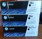 Trzypak czarnego wkładu drukarskiego HP LaserJet 36A