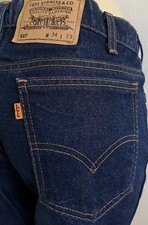 Vintage 90s Levi  s 517 Orange Tab USA Made 20517-0217 Bootcut Mens 34 x 29 CRISP