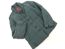 ISSEY MIYAKE HaaT Heart Down Jacket size2/Green fja3 Ladies F/S from Japan