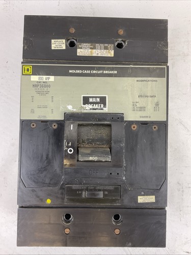 SQUARE D MAP36800 SCHUTZSCHALTER SERIE 2 600VAC 800AMP 3POLIG