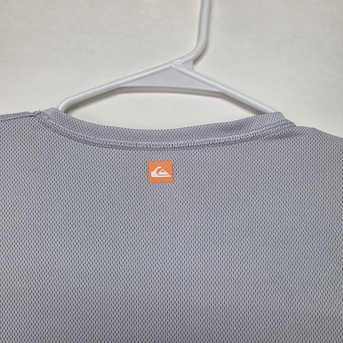 Quiksilver Long Sleeve Rash Guard / Swim Top Sun Shirt Sze XL Unisex Adults Gray - Picture 11 of 13