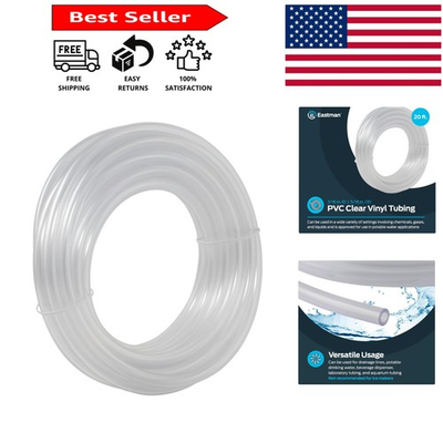 #ad Compliant 20 Feet Clear Tubing Low Pressure Liquid Transfer Solution $12.99
