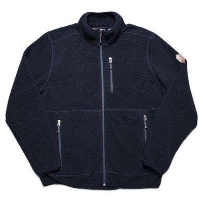 Free Country Men's High Pile Sweater Knit Fleece Jacket Size