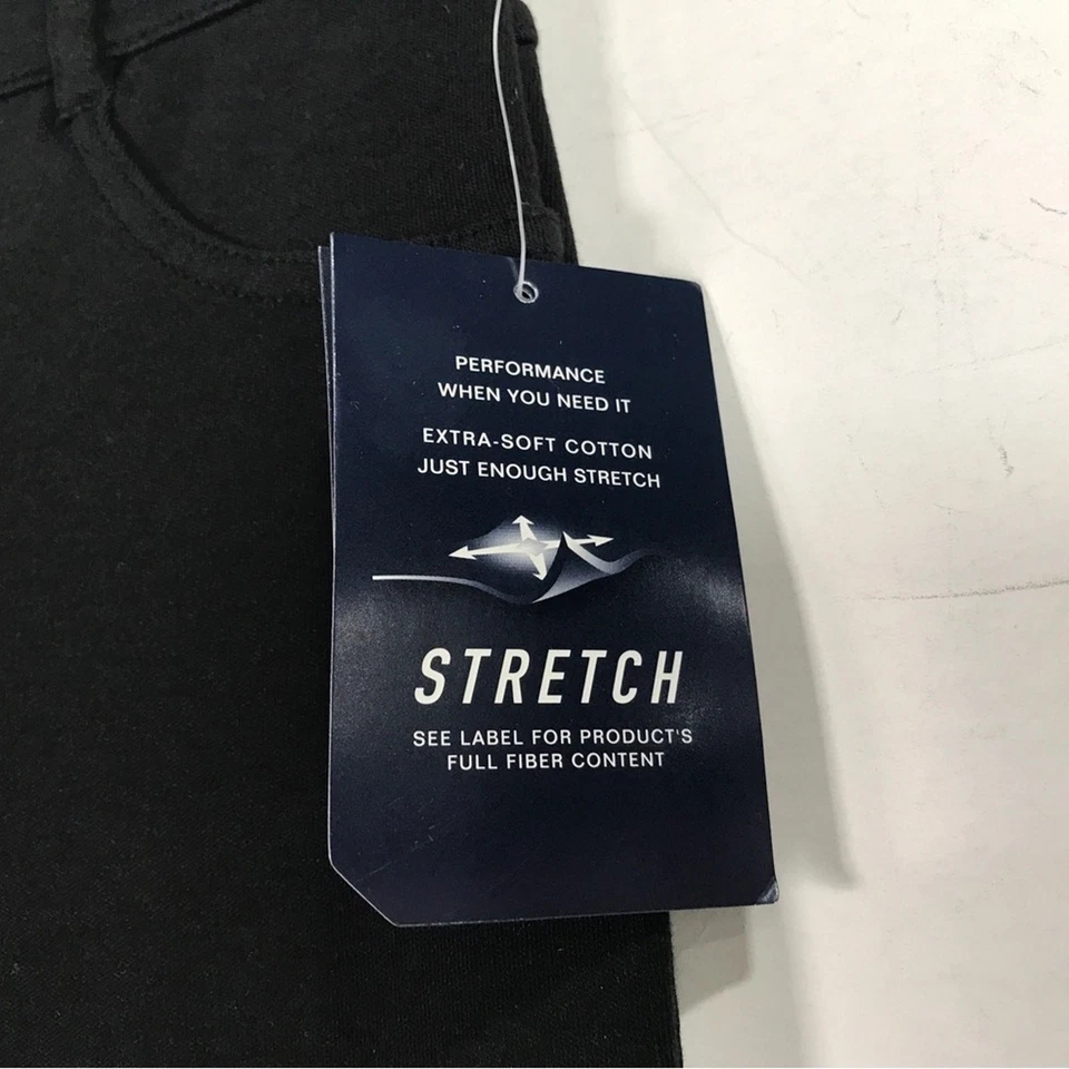 Pantalón elástico Chaps Performance, talla regular 10 para niña - negro Foto 3 de 4