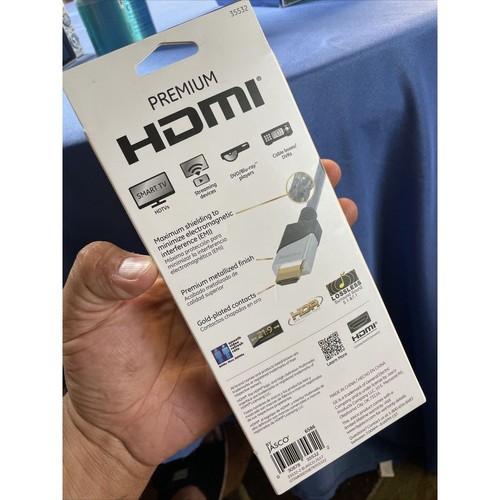 General Electric 6 ft. Ultra HD Premium HDMI High-Speed TV Cable with Ethernet - Picture 2 of 2