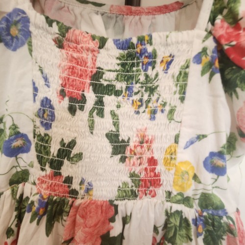 Old Navy Girls Floral Pink Roses Ruffle Dress Sz L ( 10 / 12) Summer Dress - Picture 18 of 21