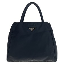 Prada Nylon Tessuto Triangle Logo Tote