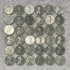 Old U.S. coins lot of 36 - 1943  - Steel Wheat Pennies  P/D/S - Nice condition.