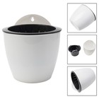 Practical Flower Pot Wall Garden Outdoor Plastic Decor Fence Plant Pots