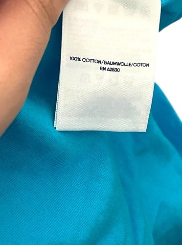 Lands End Girls Pullover Top XL 14 16 Plus Blue Cotton Boho Casual Tee T Shirt - Picture 6 of 7