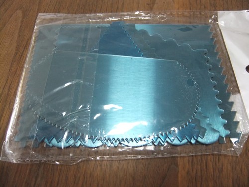 6x Teigkarte, Teigschaber, Kuchengarnierer-Set - Bild 3 von 3