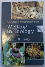 Student Handbook for Writing in Biology by Karin Knisely (2017, Trade Paperback)