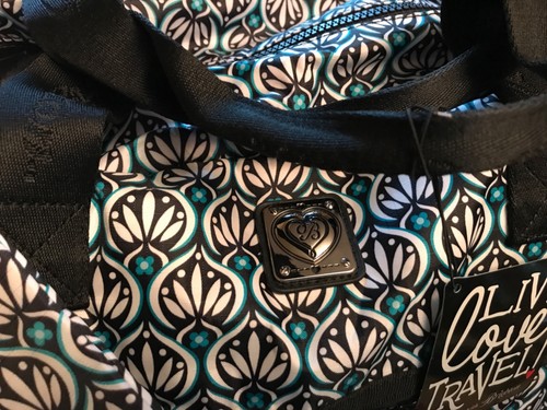 BRIGHTON ROUND TRIPPER DUFFLE TANGIER TILE TRAVEL BAG L30428 OS - Picture 3 of 12