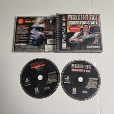 Resident Evil Director's Cut PlayStation 1 PS1 Black Label NO MANUAL - TESTED