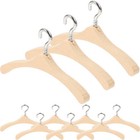 20 stücke Holz Puppen Kleiderbügel Kleiderbügel Mini Puppe Schrank Kleiderbügel