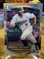 2025 Bowman Chrome Mega Mojo Refractor Nick Kurtz Athletics #BCP-114 ⚾️🔥