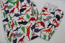 Baby Gap Toddler Boys Long Sleeve Pajama Set Dinosaur Trees Size 5 Years / 5T