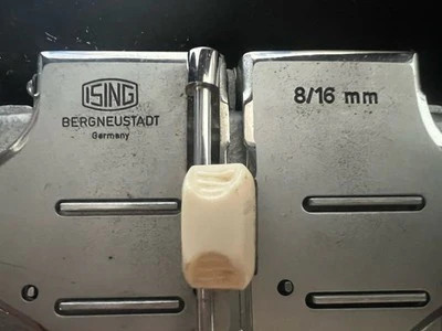 🔴  Pressa incollatrice ISING 8/16 mm pellicola giuntatrice professionale NOS - Picture 5 of 11