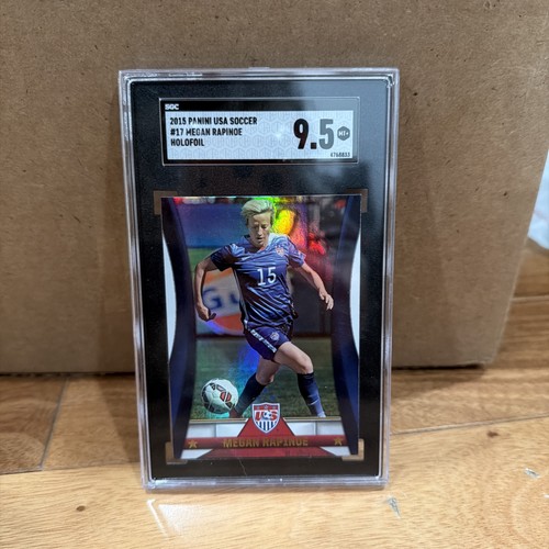 PSA 9.5 Megan Rapinoe 2015 Panini US National Team Holofoil #17 USWNT USA RARE