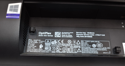 19" Dell Optiplex 3050 AIO All-In-One i3-7100T @ 3.40GHz 4GB RAM 500GB HDD Win10 - Picture 7 of 8