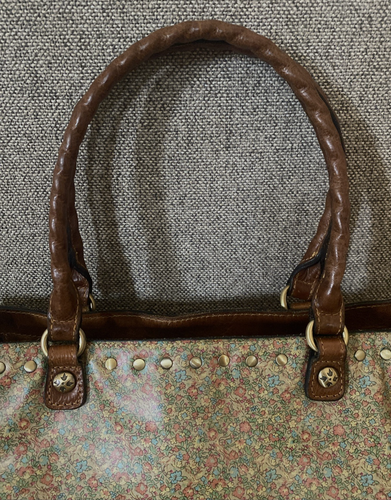 Patricia Nash Zancona Floral Leather Shoulder Tote Crossbody Bag - Picture 5 of 16