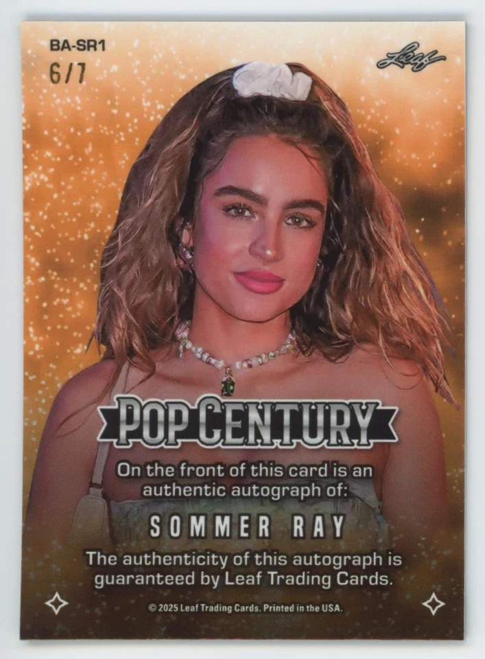 2025 Leaf Pop Century Auto 6/7 Sommer Ray - Image 2 of 2