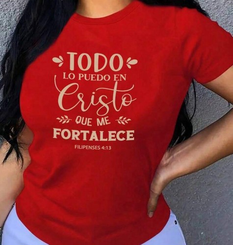 Personalized Women's Christian Shirts Religious Inspirational Bible Verses Top - Picture 3 of 5