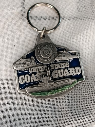 United States Coast Guard Keychain Metal Key Fob - Picture 7 of 7