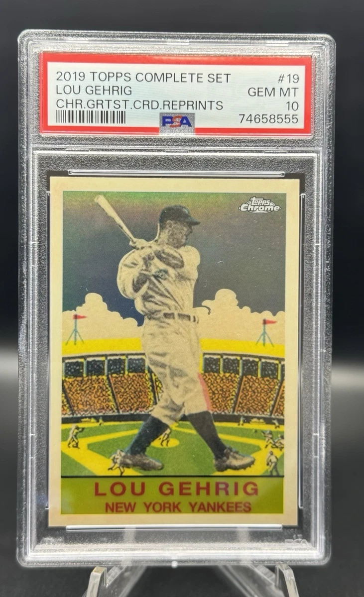 Lou Gehrig 2019 Season Baseball Sports Trading Cards & Accessories