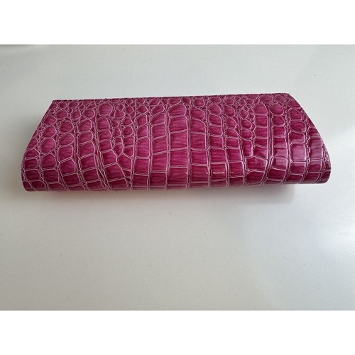 Pochette Merona rosa finto stampa serpente, 47-11 - Foto 8 di 15
