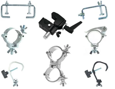 EUROLITE Theaterhaken Scheinwerferhaken C-Haken Montagehaken Truss Clamp Traversen 50 mm