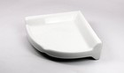 Restore 8.5 In. W Ceramic Wall Mounted Corner Shower Shelf Tile in White