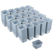 200-Pack - Gray Cage Cups made of Flexible Plastic Prevent Freezing/Breaking