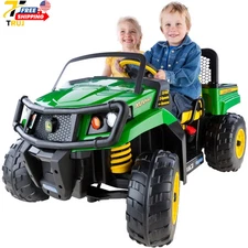 NEW Peg Perego John Deere Gator XUV 12 Volt Battery Powered Ride On Vehicle Kid