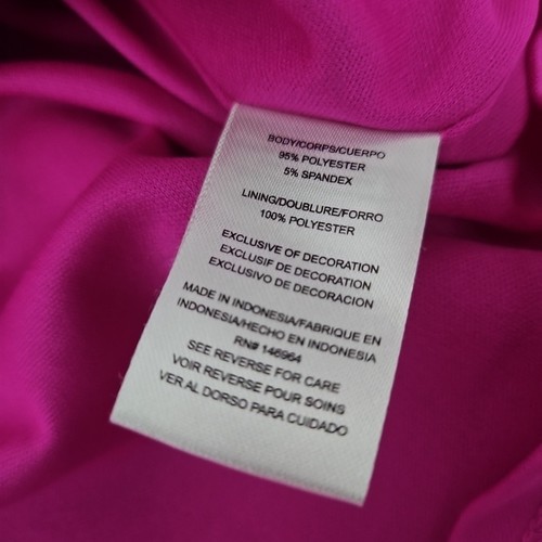 Neu mit Etikett Donna Ricco NY Kleid Größe 10 Hot Pink Fit & Flare Spitzensaum Cocktail Party - Bild 8 von 13