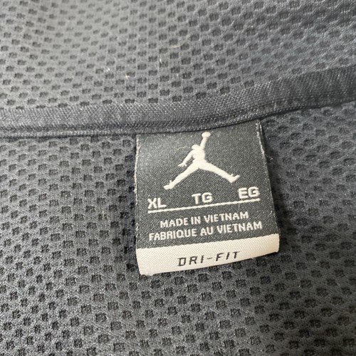Vintage Jordan Jacke Herren XL Schwarz Y2K Track Nike Dri Fit Full Zip Air Jumpman - Bild 3 von 7