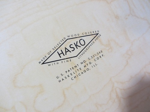 Hasko DUCK tray Haskelite vintage lot of 6 Mallard ducks hunting serving trays - Picture 3 of 9