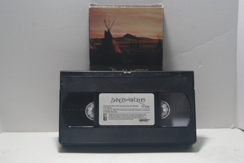 Dances with Wolves VHS Video Tape Native American Kevin Costner Action Adventure - Picture 3 of 3