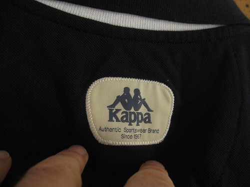 Polo Castres Olympique Kappa Coton noir Maillot Rugby coton - XL - Picture 3 of 5