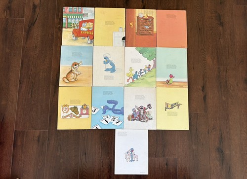 Vintage 80s Lot Of 13 Sesame Street Book Club Hardcover Children’s - Bild 2 von 5