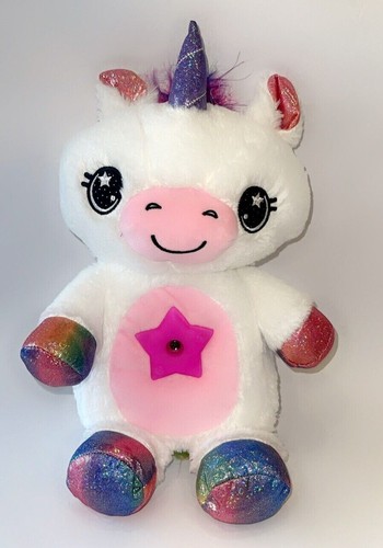 Star Belly Dream Lites White Unicorn - Stuffed Animal Night Light - Picture 2 of 4