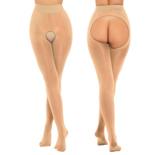 Collant donna luccicante olio seta lucida calze alte lingerie collant estivi - Foto 14 di 115